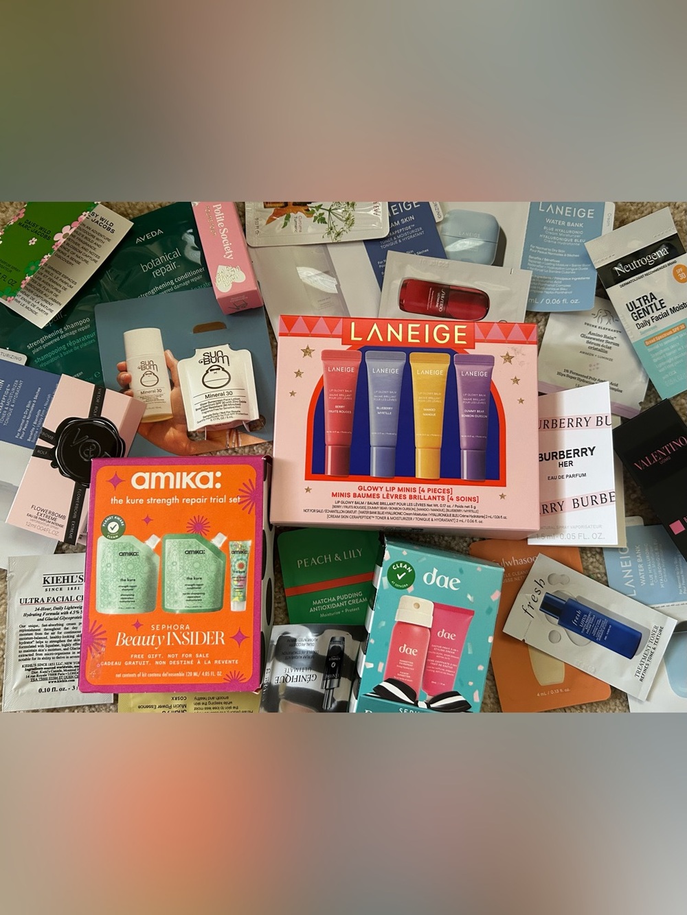 Sephora full size travel sets and samples